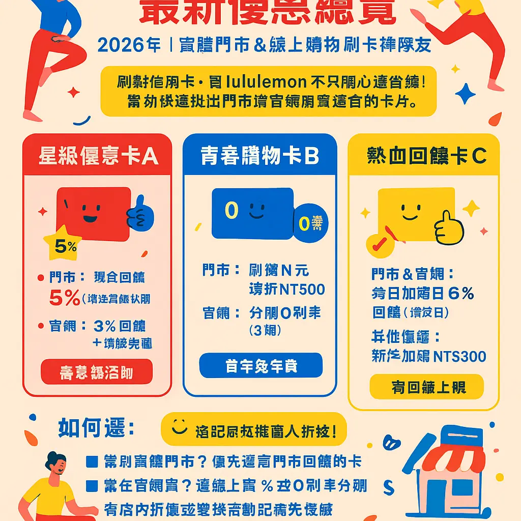 Lululemon 信用卡 優惠 - 信用卡