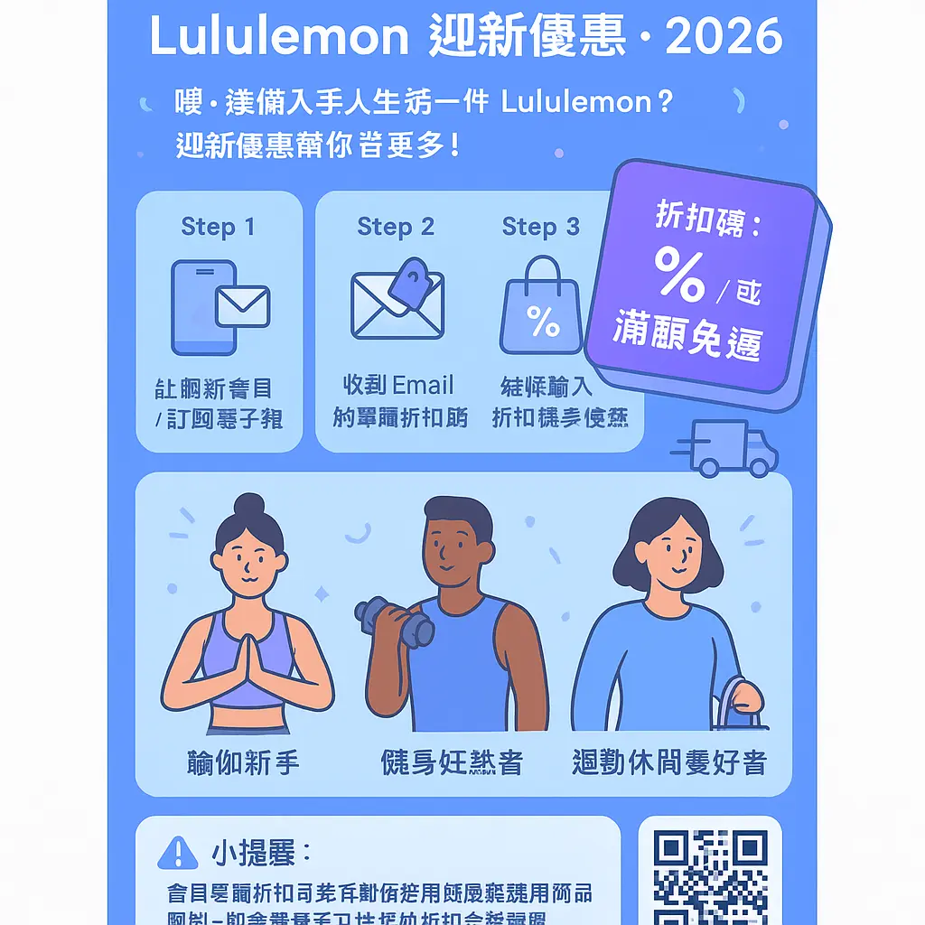 Lululemon 迎新 優惠 - lululemon