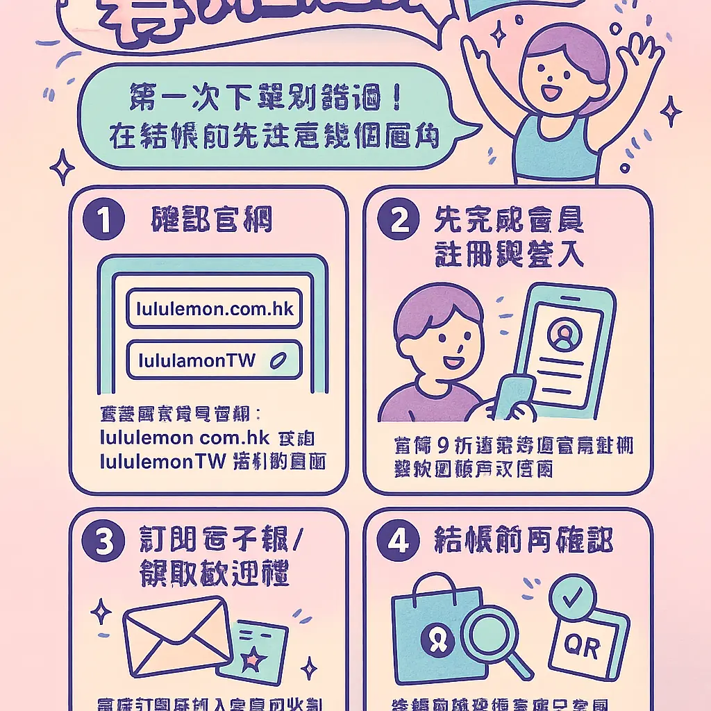 Lululemon 首 購 9 折 - 年末優惠